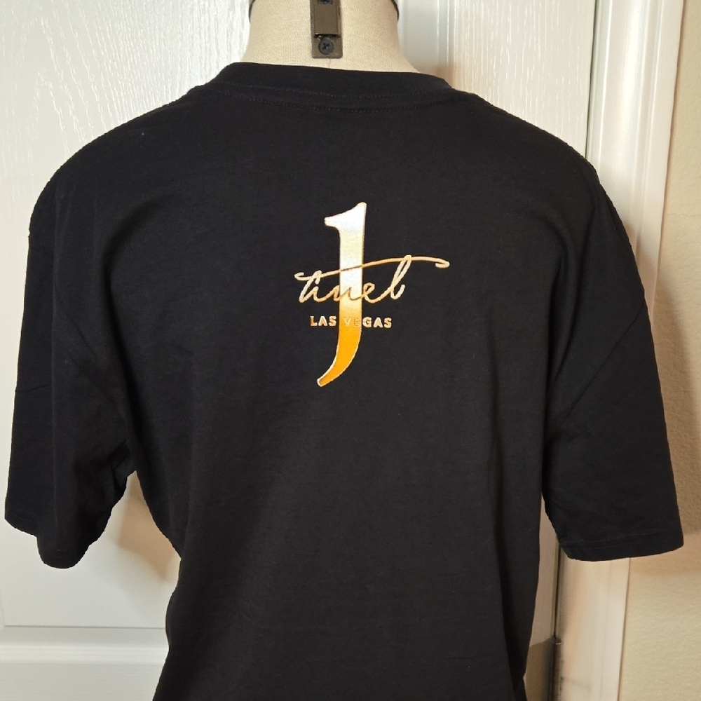 Janet Jackson Las Vegas Black T-Shirt Size Large - Picture 3 of 4